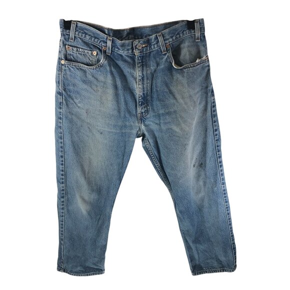 Levi's Other - Levis Mens Jeans 505 Regular Fit Straight Leg Vintage Y2K 36x30 Measures 34x27